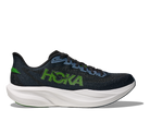 Men's HOKA Mach 7 in Varsity Navy/Faded Navy, lateral view.