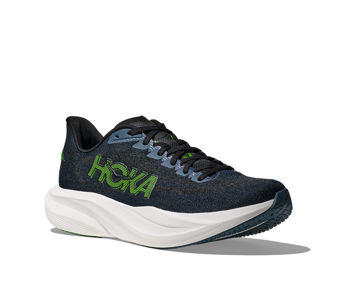 Men's HOKA Mach 7 in Varsity Navy/Faded Navy.