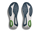 Men's HOKA Mach 7 in Varsity Navy/Faded Navy, outsole view.