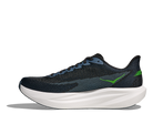 Men's HOKA Mach 7 in Varsity Navy/Faded Navy, medial view.