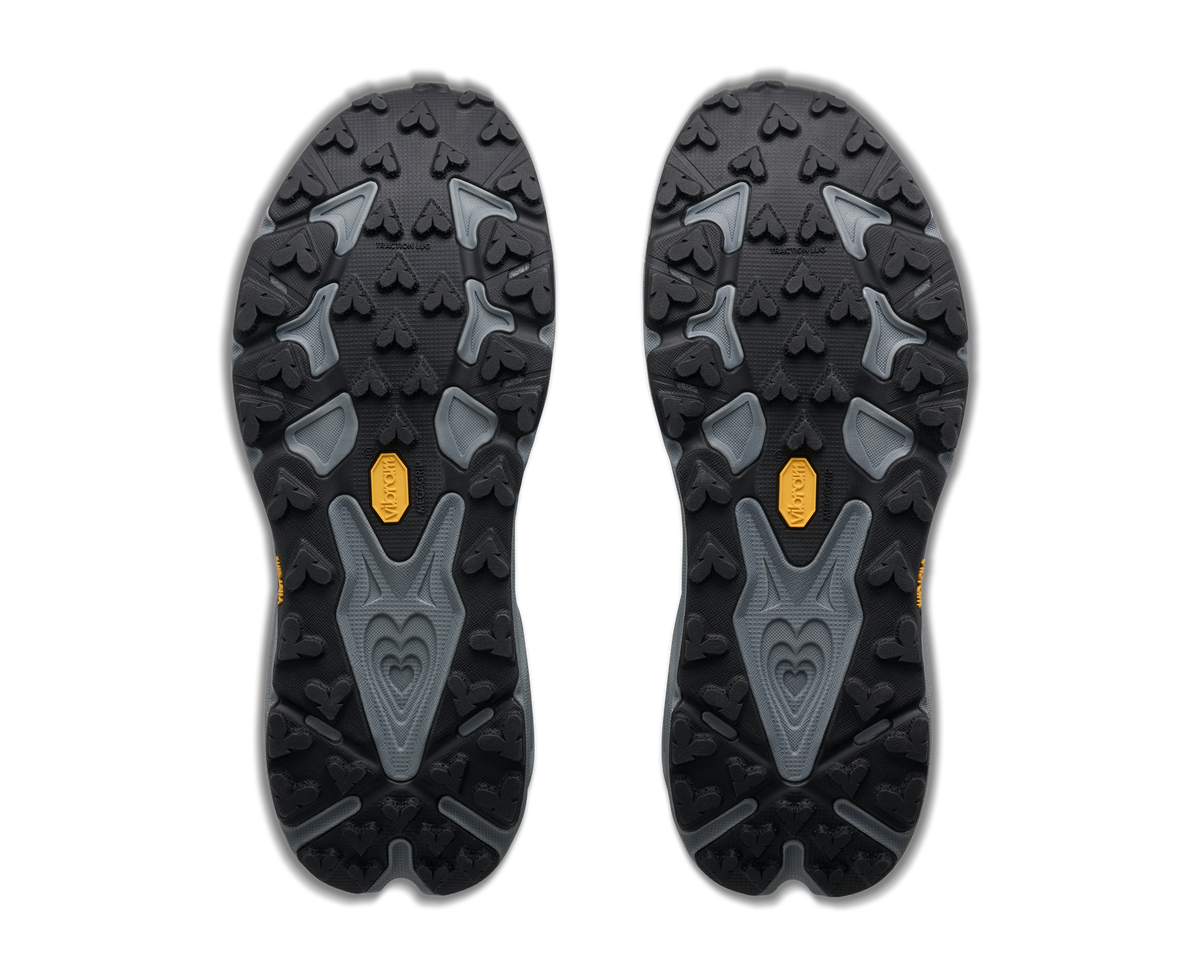 Men's HOKA Speedgoat 7 in Outer Orbit/Virtual Blue, outsole view.