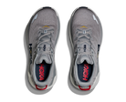 Men's Hoka Gaviota 6. Grey upper. White midsole. Top view.
