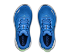 Men's Hoka Gaviota 6. Blue upper. White midsole. Top view.