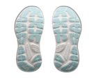 Women's Hoka Gaviota 6. Dark Navy upper. White midsole. Bottom view.