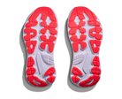 Women's Hoka Gaviota 6. Dark Navy upper. Light Grey midsole. Bottom view.