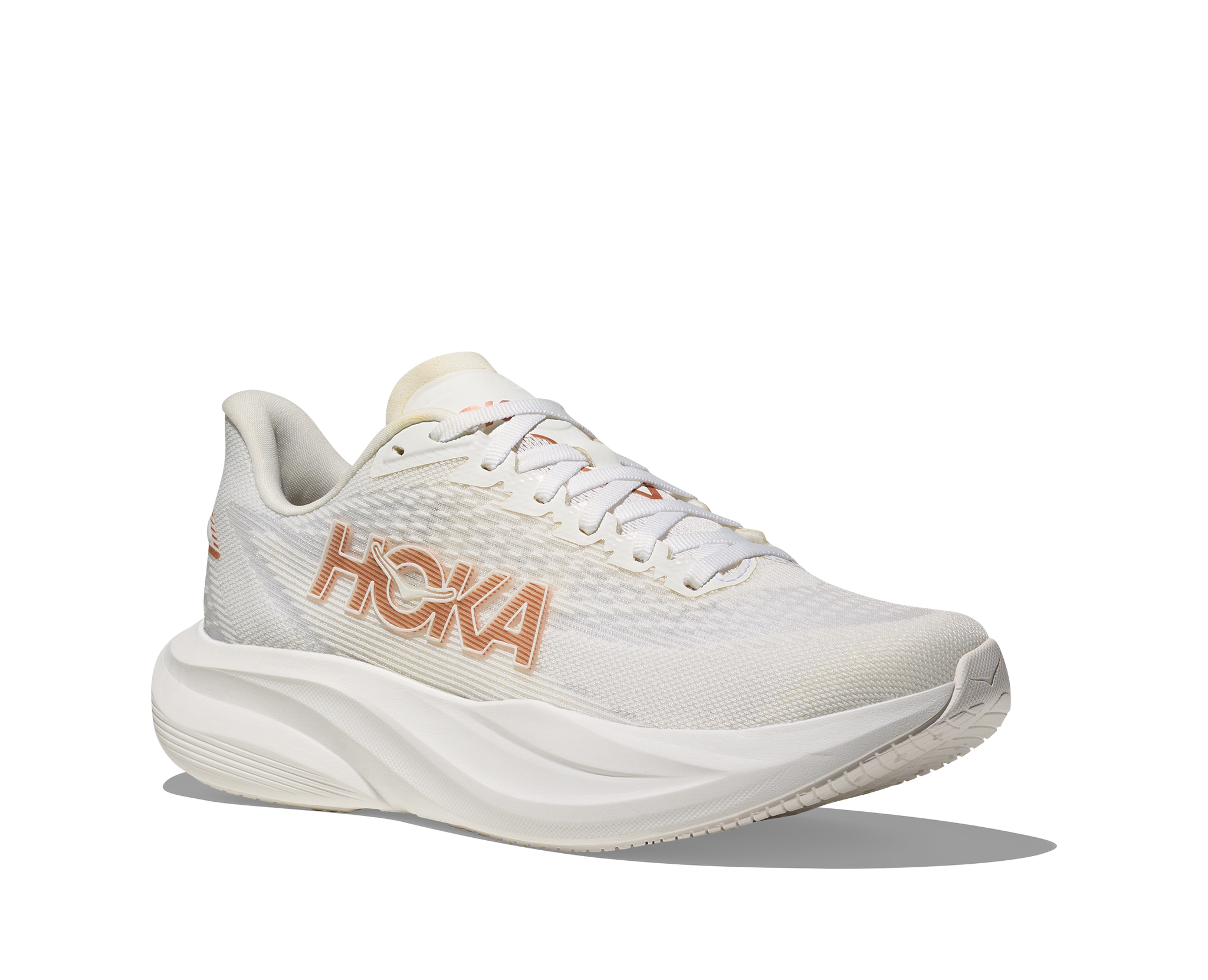 Hoka | Mach 7 | Women's | Frost/Rose Gold – Confluence Running Company