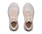 Women's HOKA Mach 7 in Oatmilk/Alabaster, top view.