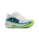Men's HOKA Clifton Pro in Frost/Virtual Blue, lateral view.