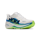 Men's HOKA Clifton Pro in Frost/Virtual Blue, lateral view.