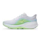 Women's HOKA Clifton Pro in Cosmic Grey/Neon Yuzu, medial view.