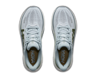 Men's HOKA Clifton Pro in Mineral Blue/Sprouted Green, top view.