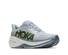 Men's HOKA Clifton Pro in Mineral Blue/Sprouted Green, lateral view.