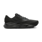 Women's Brooks Adrenaline GTS 24. Black upper. Black midsole. Lateral view.