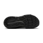 Women's Brooks Adrenaline GTS 24. Black upper. Black midsole. Bottom view.