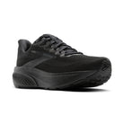 Women's Brooks Ghost 17. Black upper. Black midsole. Lateral view.