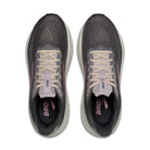 Women's Brooks Ghost 17. Grey upper. Off White midsole. Top view.