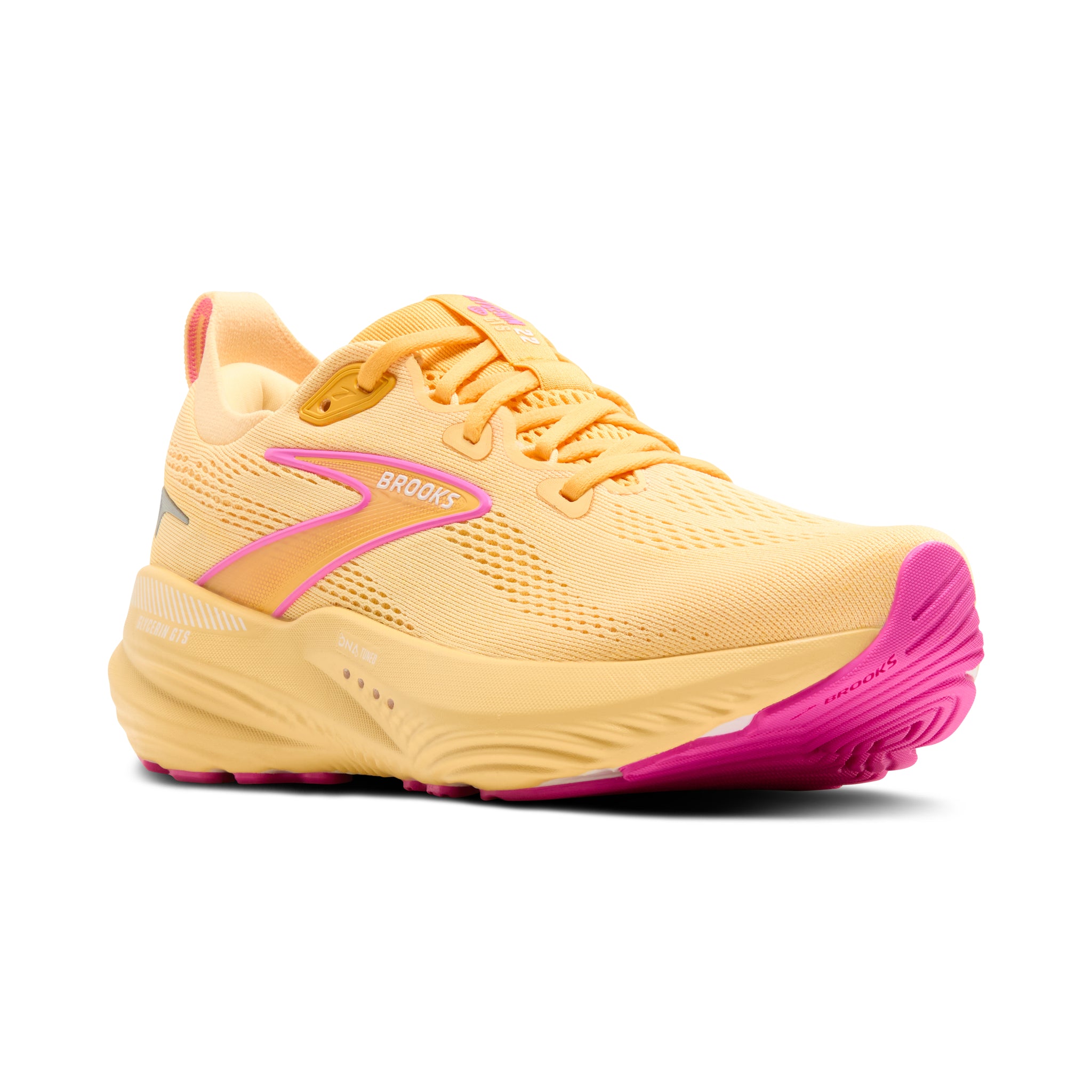 Brooks | Glycerin GTS 22 | Women's | Sherbert/Apricot/Pink