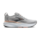Women's Brooks Adrenaline GTS 24. Grey upper. White midsole. Lateral view.