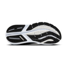 Women's Brooks Ghost Max 3. Black upper. White midsole. Bottom view.