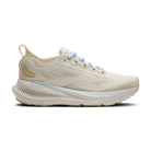 Brooks Glycerin 23 women's running shoe in Coconut/Sand/Skyway, lateral view (image 2).