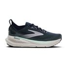 Brooks Glycerin 23 women's running shoe in Spellbound/Yucca/Pink, lateral view (image 2).