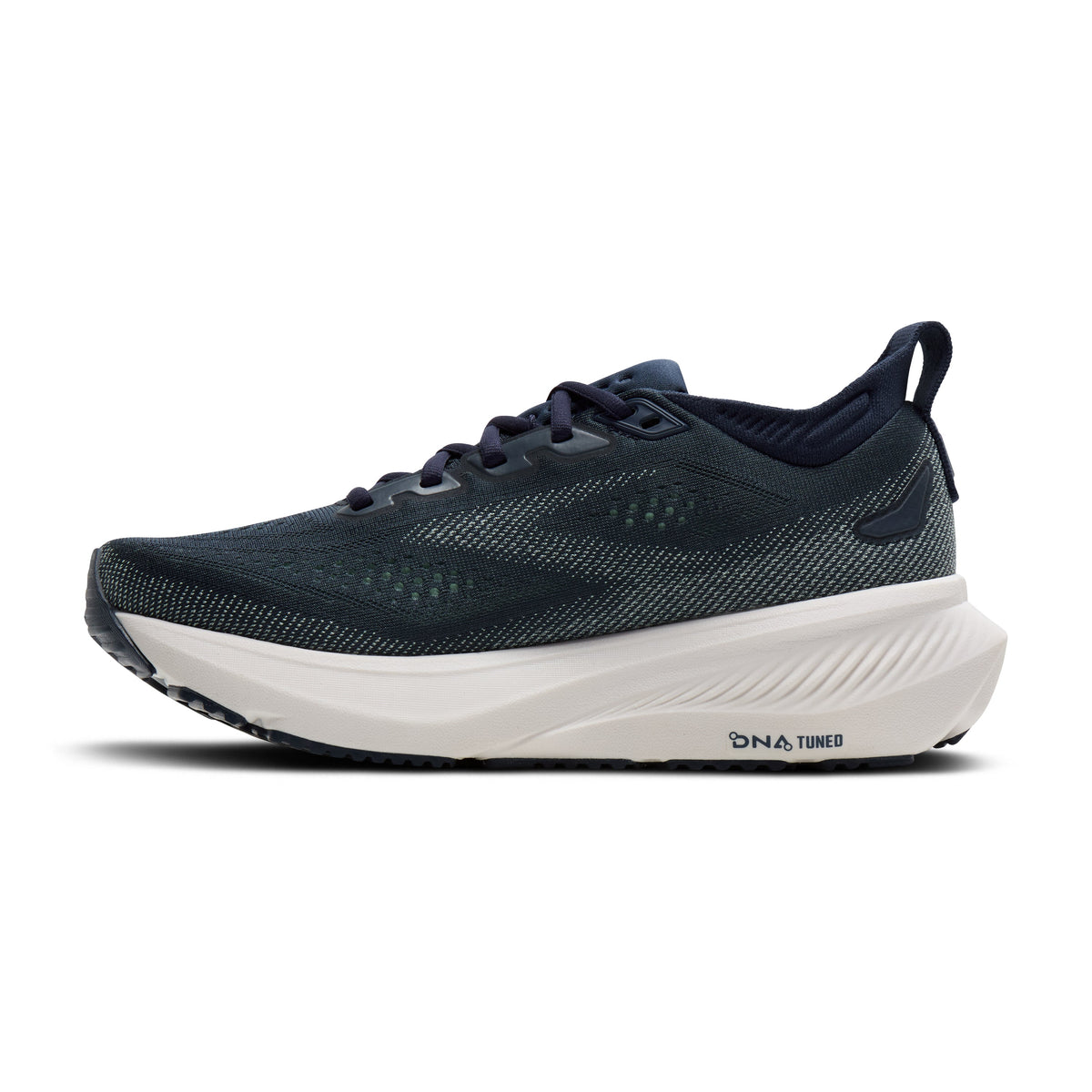Brooks Glycerin 23 women's running shoe in Spellbound/Yucca/Pink, medial view (image 3).