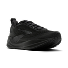 Women's Brooks Ghost Max 4 in Black/Black/Ebony, side view.