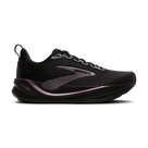 Women's Brooks Ghost Max 4. Black upper. Black midsole. Lateral view.