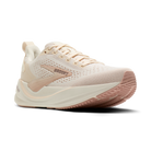 Women's Brooks Ghost Max 4 in Arctic Wolf/Rose/Coconut, side view.
