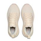 Women's Brooks Ghost Max 4 in Arctic Wolf/Rose/Coconut, top view.
