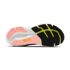 Brooks Glycerin GTS 23 women's stability running shoe in Black/Peach/Nightlife, bottom view (image 5).