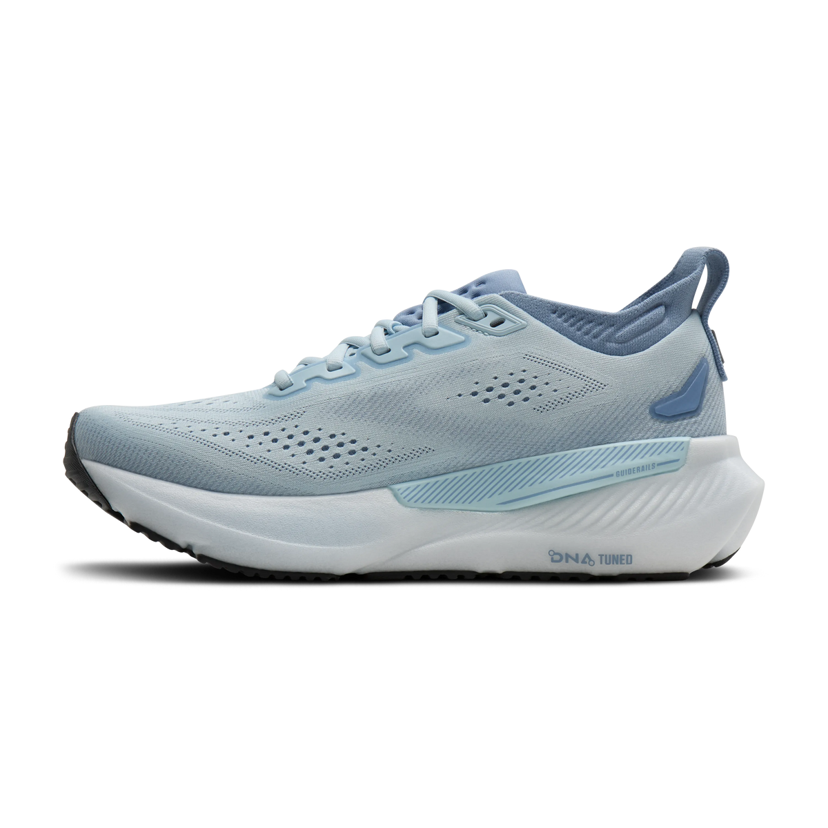 Brooks Glycerin GTS 23 women's stability running shoe in Nantucket Breeze/Rain/Clear, medial view (image 3).