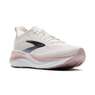 Women's Brooks Adrenaline GTS 26. White upper. White midsole. Lateral view.