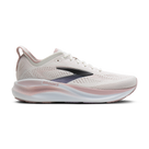 Women's Brooks Adrenaline GTS 26. White upper. White midsole. Lateral view.