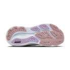 Women's Brooks Adrenaline GTS 26. White upper. White midsole. Bottom view.