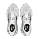 Women's Brooks Adrenaline GTS 26. White upper. White midsole. Top view.