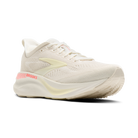 Women's Brooks Adrenaline GTS 26. Off White upper. White midsole. Lateral view.