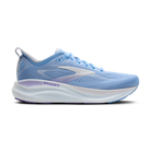 Women's Brooks Adrenaline GTS 26. Blue upper. White midsole. Lateral view.