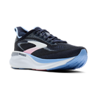 Women's Brooks Adrenaline GTS 26. Black upper. White midsole. Lateral view.