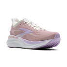 Women's Brooks Adrenaline GTS 26. Light Pink upper. White midsole. Lateral view.