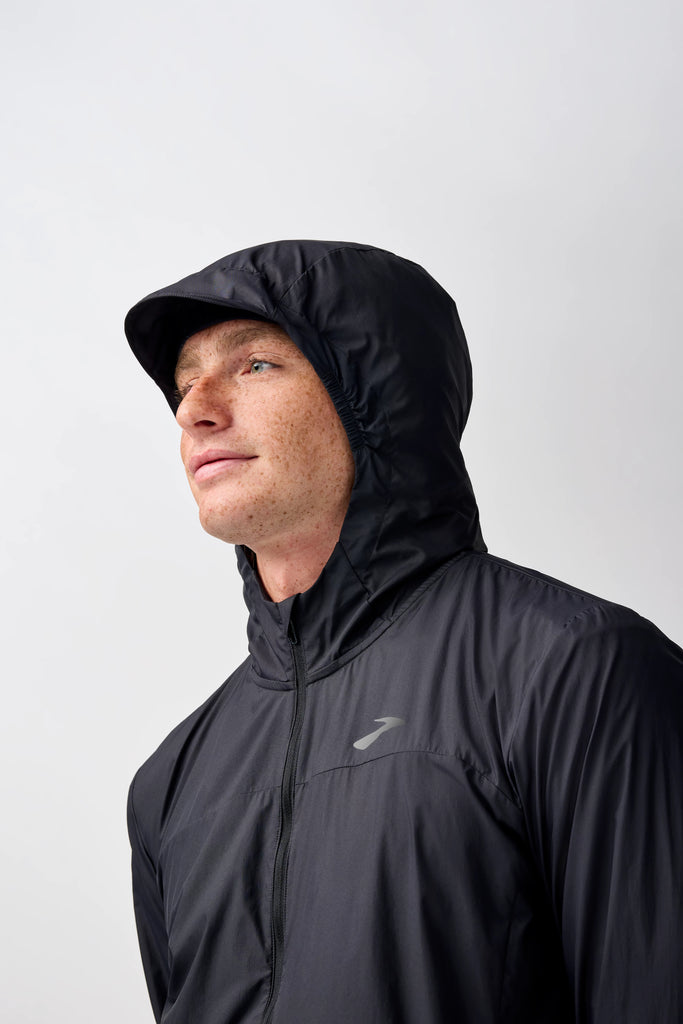 Men's Brooks Canopy Jacket. Black.