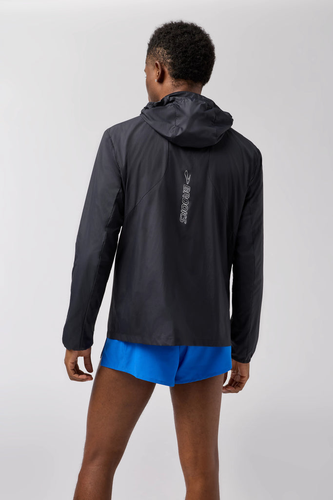 Men's Brooks Canopy Jacket. Black.