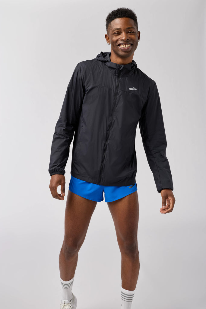 Men's Brooks Canopy Jacket. Black.
