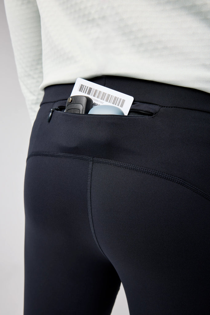 Men's Brooks Momentum Thermal Tights 2.0. Black.