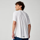 Men's Brooks Dash Short Sleeve. White.