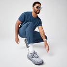 Men's Brooks Canopy Pants. Blue/Green.