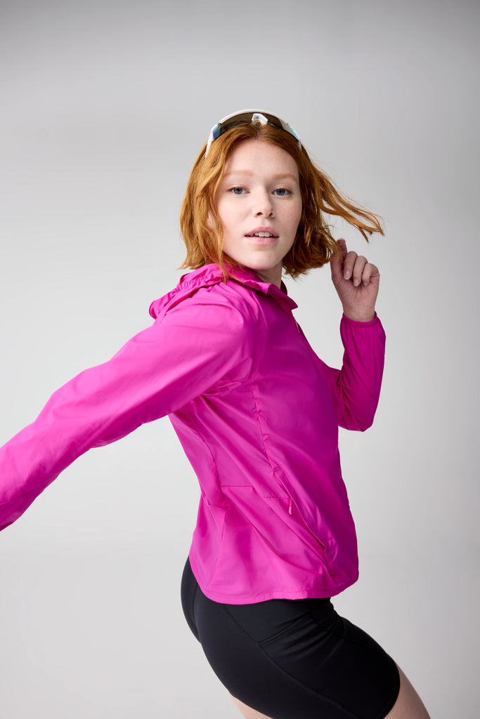 Women's Brooks Canopy Jacket. Magenta.