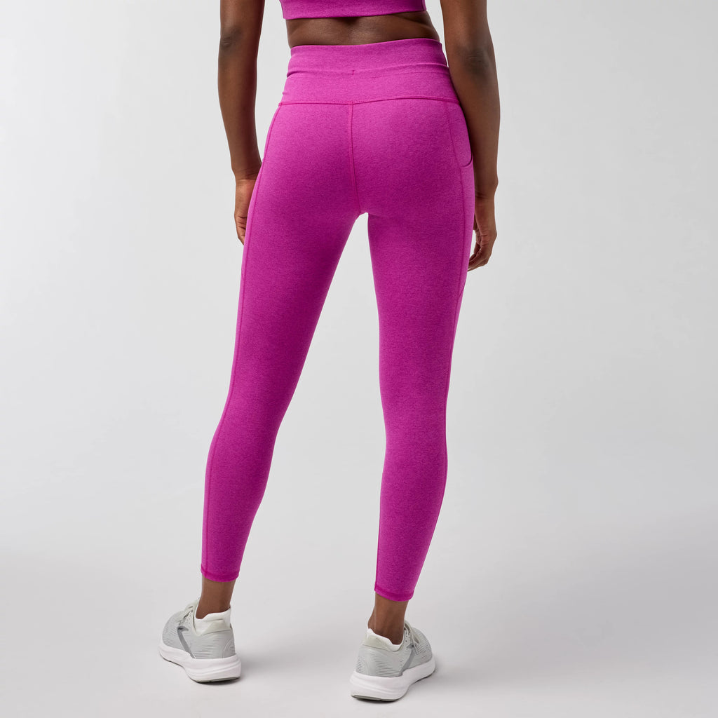 Women's Brooks Luxe Tights. Magenta.