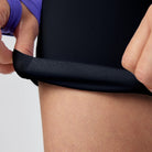 Women's Brooks Chaser 5" Short Tight. Black.