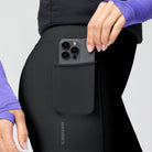 Women's Brooks Chaser 5" Short Tight. Black.